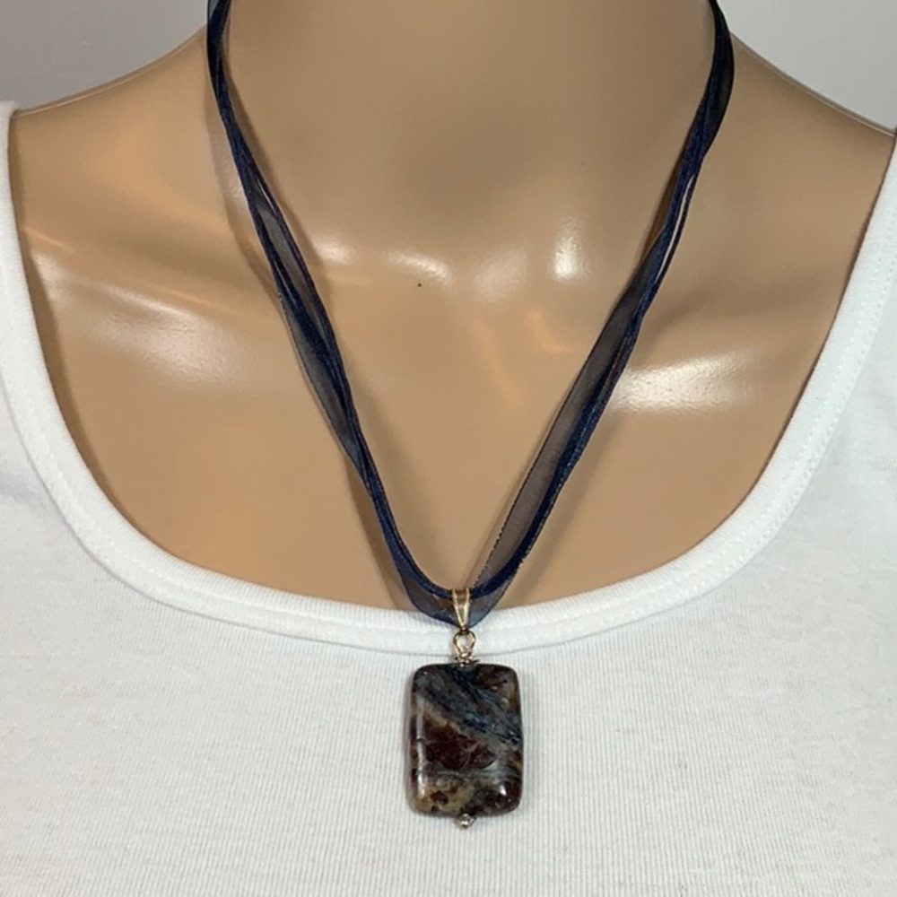 Precious Stone Necklace.  NWOT.